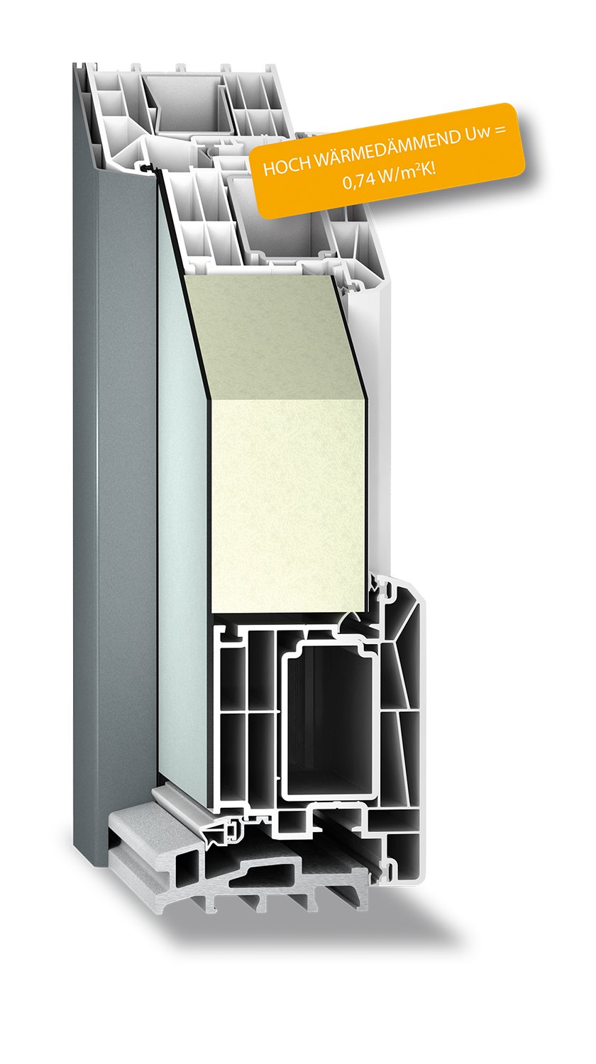 AluFusion Haustür von RUPO